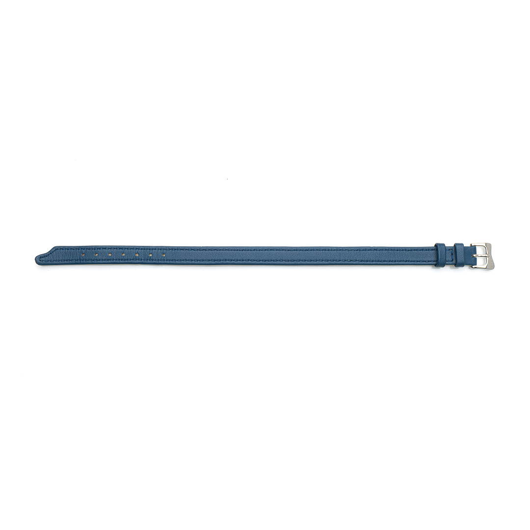 Seconda Pelle Bracelet Flat Blue