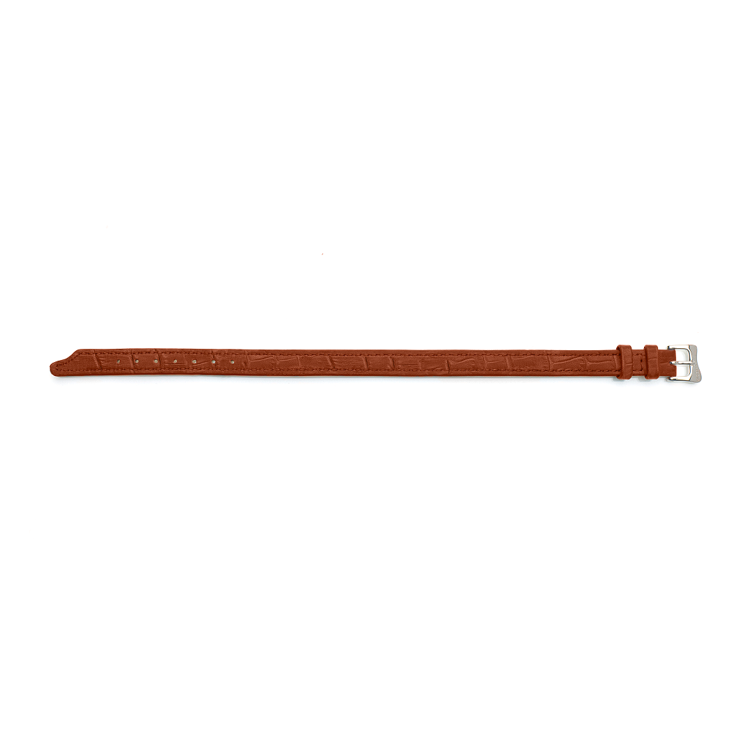 Seconda Pelle Bracelet Croco Light Brown