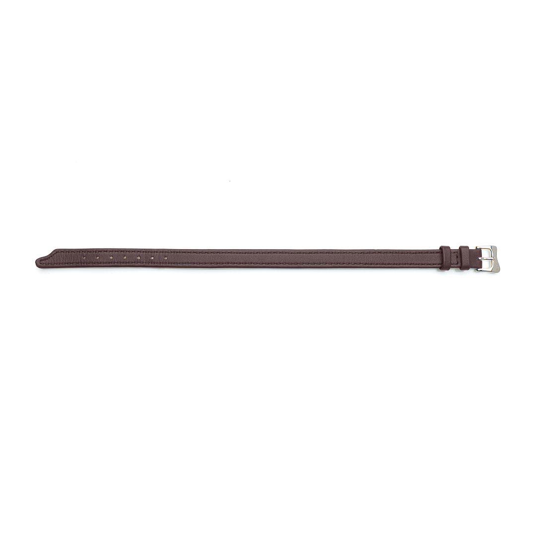 Seconda Pelle Bracelet Flat Dark Brown