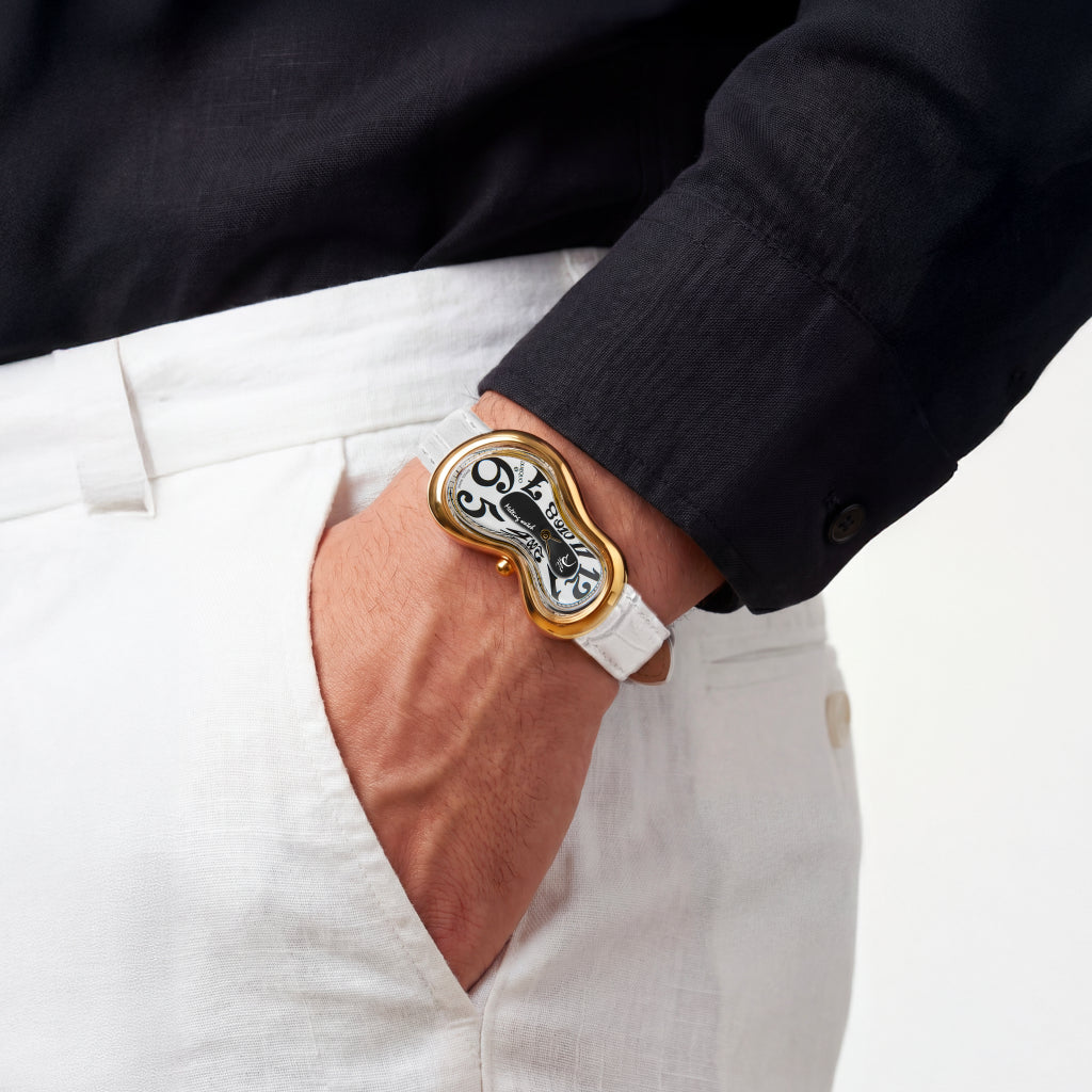 Salvador Dalì Classic Melting Watch White Swiss Made One of 888