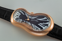 Melting Watch Rose Gold Black
