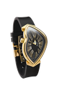 Revolve Melting Watch PVDYG ss316L Black HS Code 9102.11.65