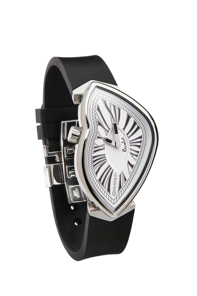 Revolve Melting Watch ss316L White HS Code 9102.11.65