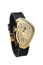 Revolve Melting Watch PVDYG ss316L Gold HS Code 9102.11.65
