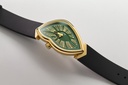 Revolve Melting Watch IP YG SS316L Green HS Code 9102.11.65