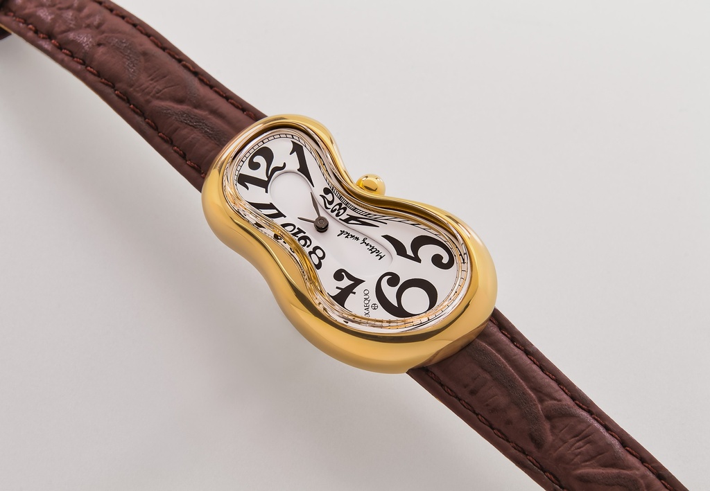 Melting Watch SS 316L Black Snake pattern "one of 301" HS Code 9102.11.65