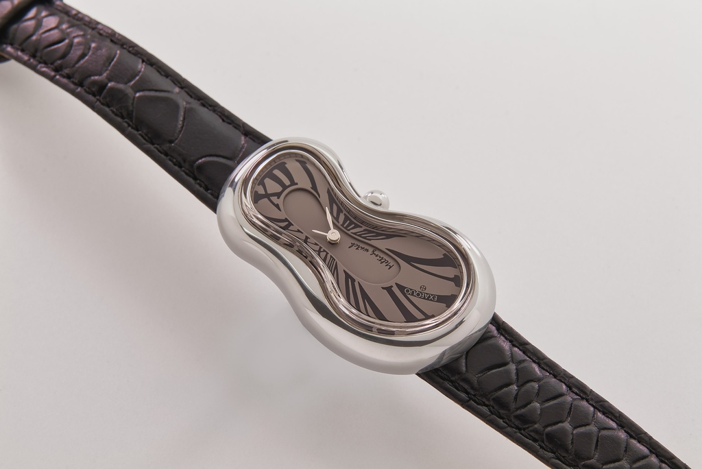 Classic Melting Watch SS 316L Fumé "one of 301" HS Code 9102.11.65