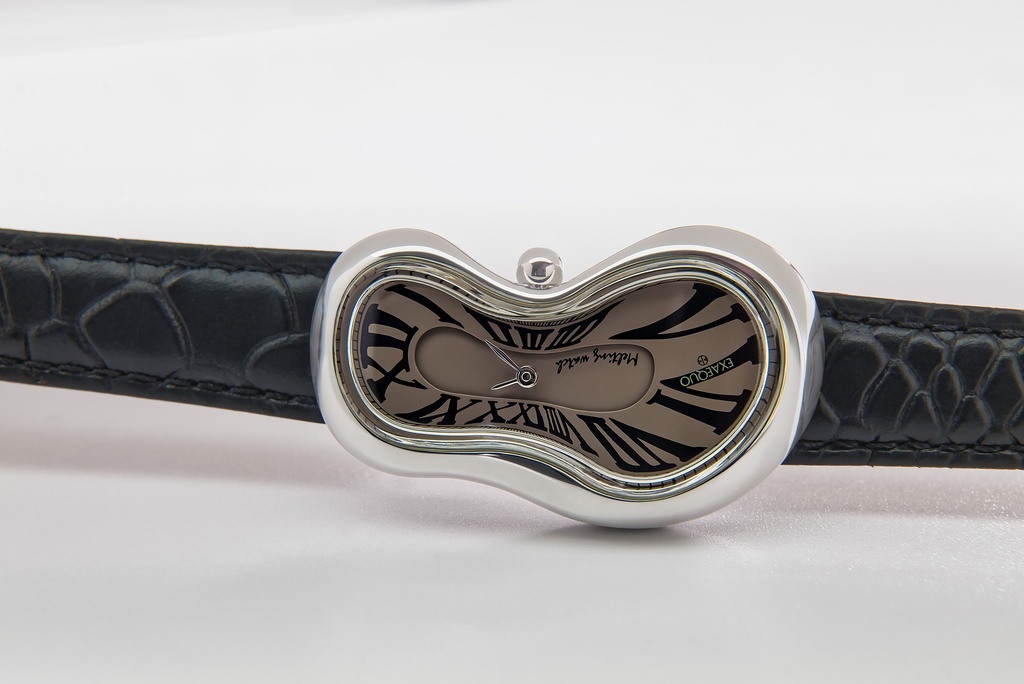 Classic Melting Watch SS 316L Fumé "one of 301" HS Code 9102.11.65