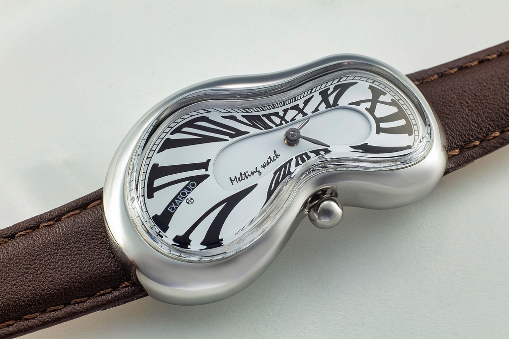 Melting Watch Silver White