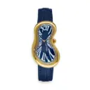 Classic Melting Stainless steel 316L Blue - PVD Yellow Gold 