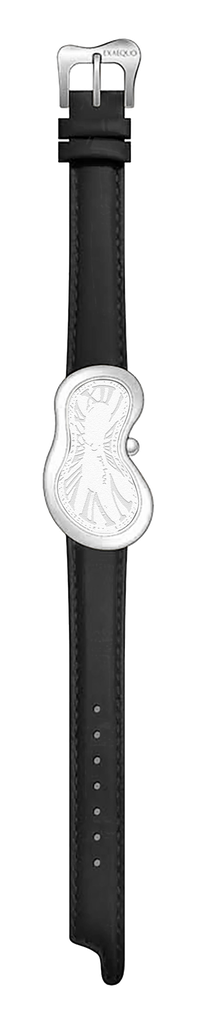 [EX0001.0001ST-EX0001BCK] Exaequo Classic STRAP (Flat  finish, Black, silver included with the strap)