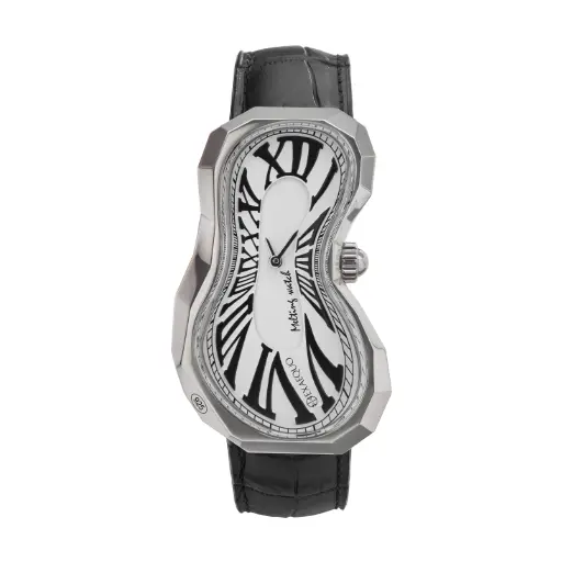 [EX0101.0002] Polyhedron Watch Sterling Silver 925 White One of 101