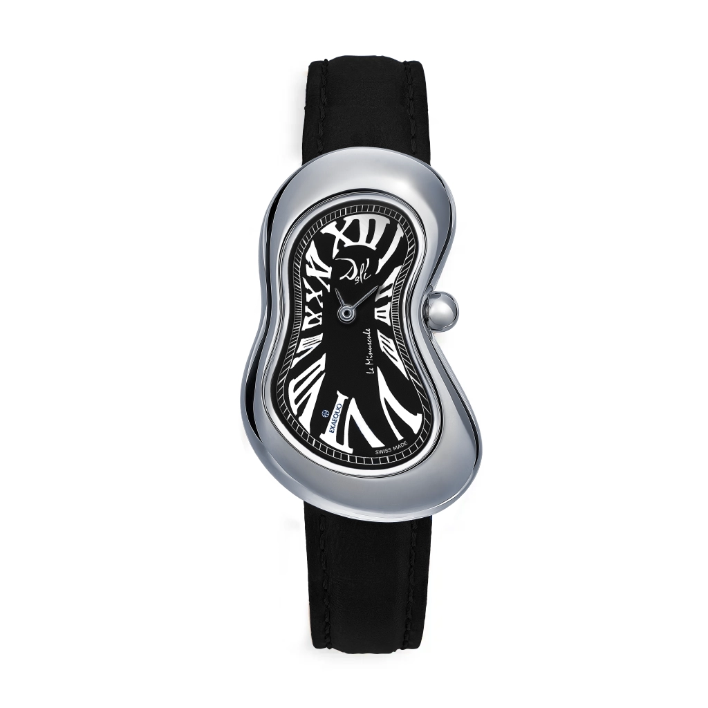 Dalì Minuscule Melting Watch SS 316L Black One of 1931