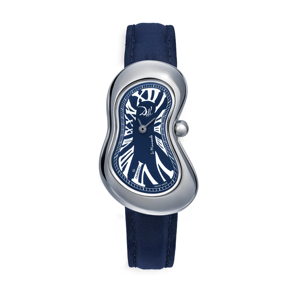 [DEX0021.0004] Dalì Minuscule Melting Watch SS 316L Dark Blue One of 888