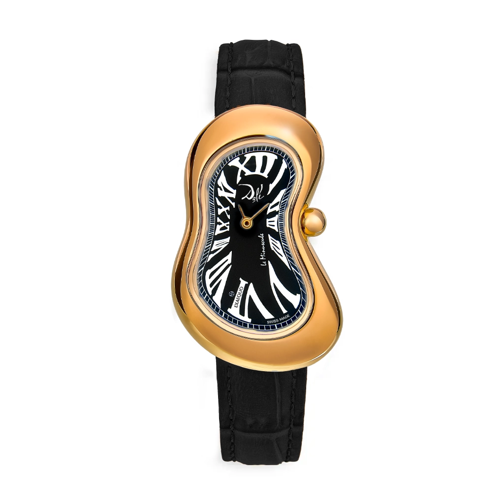 [DEX0022.0001] Dalì Minuscule Melting Watch PVDYG SS 316L Black One of 1931