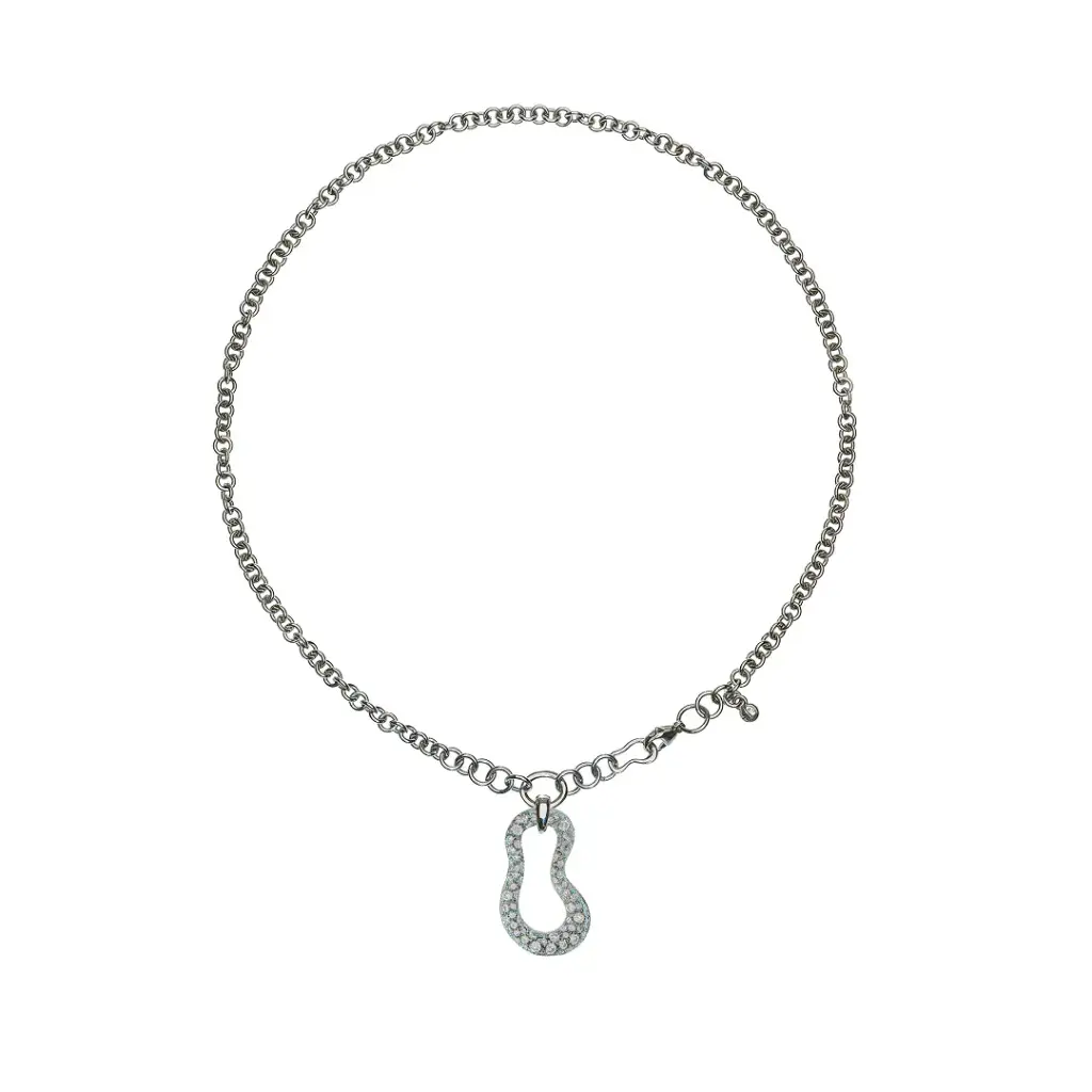 [EX40.24.0.1] Intemporelle Necklace White Gold 18K with Diamonds