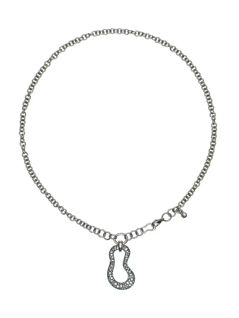 Intemporelle Necklace Sterling Silver 925 with Diamonds