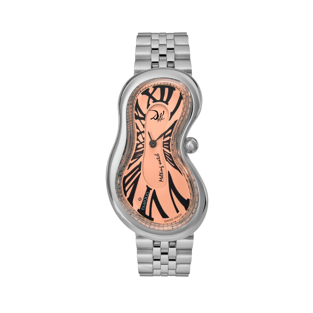 [DEX0001.0013B] Dalì Classic Melting Watch Stainless Steel 316L Salmon One of 329, bracelet