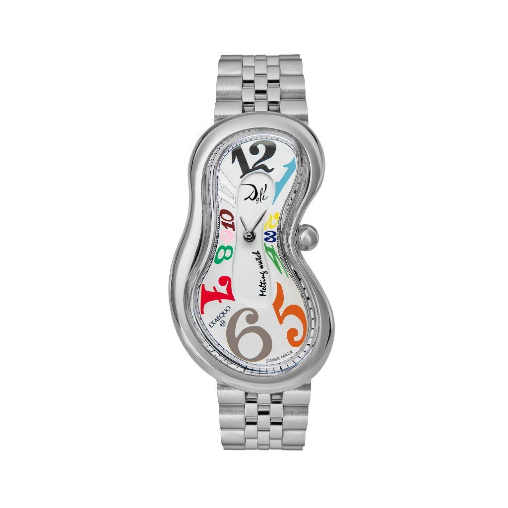 [DEX0001.0017B] Dalì Classic Melting Stainless Steel 316L Coloured numbers One of 329, bracelet