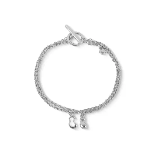 [EX10.45.1.0] Bracelet Twice 925 Silver